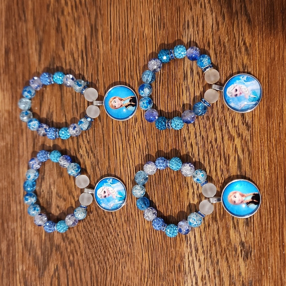 Disney Frozen kids beads bracelets